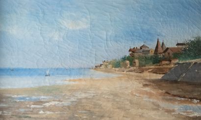 Francis GARAT (1853-1914)
Beach on the Normandy...