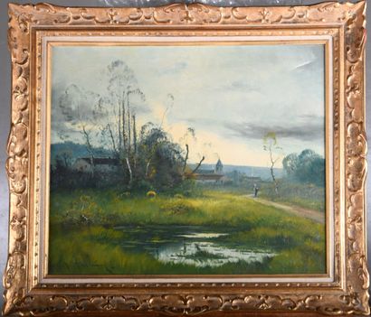 M. JULIANY (19th century French school)
Landscape...