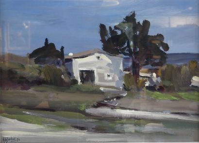 Henri de JORDAN (1944-1996)
Un mas provençal,...