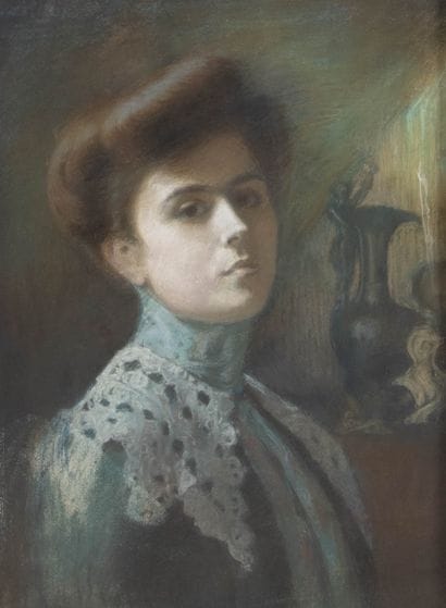 École française vers 1900
Portrait d’une...