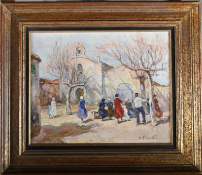 Pietro DE FRANCISCO (1873-1969)
Lively village...