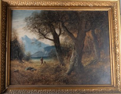 Émile GODCHAUX (1860-1938)
The shepherdess...