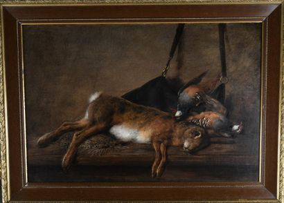 Théodore LÉVIGNE (1848-1912)
Trophée de chasse...