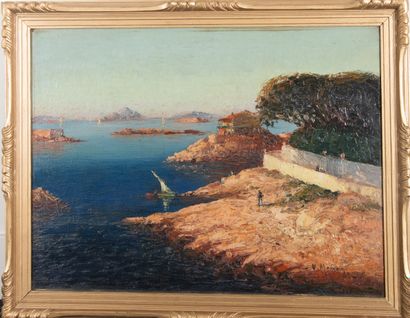 Vincent MANAGO (1880-1936)
Coast of Provence...