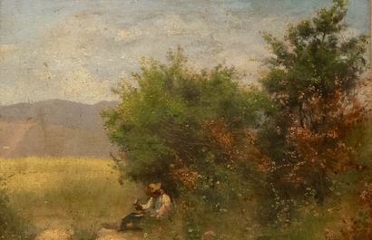 Armand LELEUX (1818-1885)
Peasant ironing...