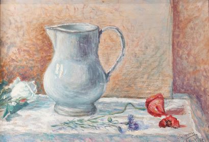 Jean DREVON (1889-1979)
Still life with pitcher
Oil...