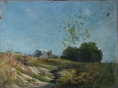 Victor CHARRETON (1864-1936)
Spring landscape...