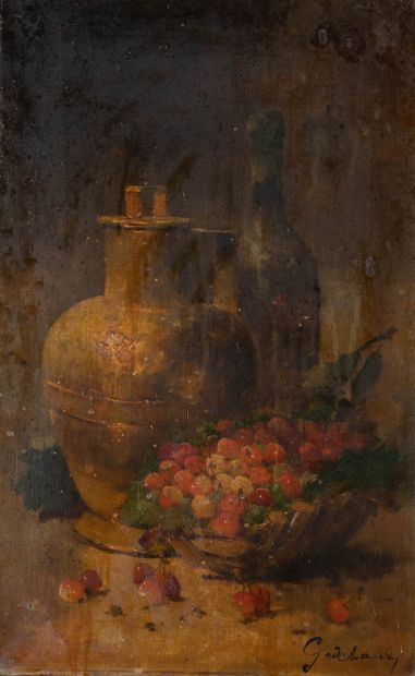 Émile GODCHAUX (1860-1938)
Cherries, milk...