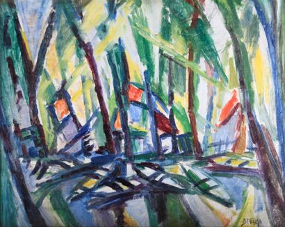 Albert BERTALAN (1899-1957)
Fauvist landscape
Oil...