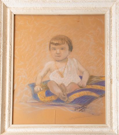 Jean DREVON (1889-1979)
Portrait of a young...