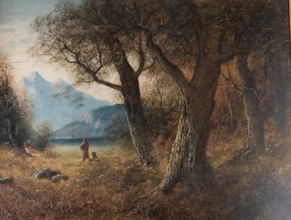 Émile GODCHAUX (1860-1938)
The shepherdess...