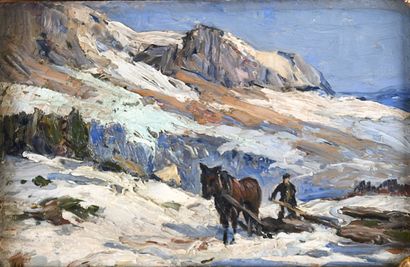 Clovis TERRAIRE (1858-1931)
Farming in the...