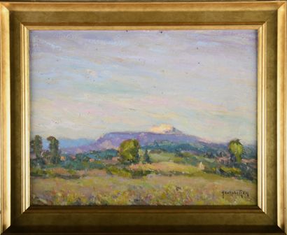 Adolphe REY (1863-1944)
Mont Blanc from Badinières...