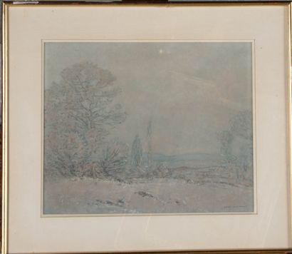 José MINGRET (1880-1969)
Snowy landscape...
