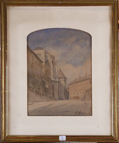 Léon GARRAUD (1877-1961)
Chambéry, Castle...