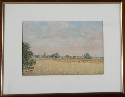 José MINGRET (1880-1969)
Fields of wheat...