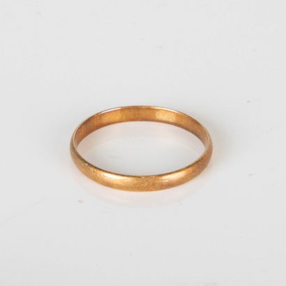 Wedding band in 18K yellow gold (750°/00)
weight:...