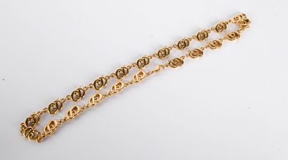 CHRISTIAN DIOR
Gold-plated metal necklace...