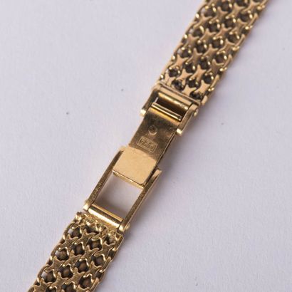 Bracelet de montre de dame en or jaune 18...