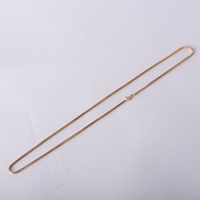 18 K (750°/00 ) yellow gold chain in Venetian...