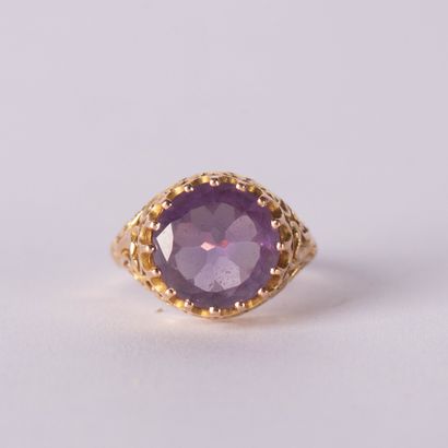 Ring in 14 K (585°/00 ) gold with openwork...