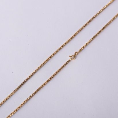 18 K (750°/00 ) yellow gold chain in Venetian...