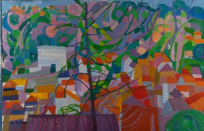 Mireille BINOUX (1929-2014) 
Bougival, la...