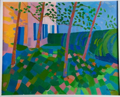 Mireille BINOUX (1929-2014) 
Façade de la...