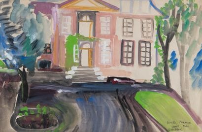Mireille BINOUX (1929-2014) 
Cortenbach,...