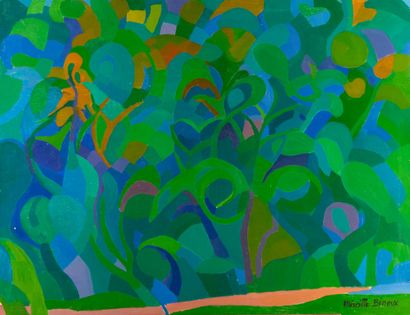 Mireille BINOUX (1929-2014) 
Paysage très...