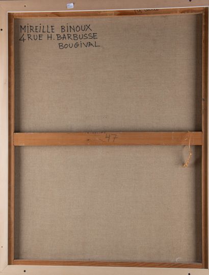 Mireille BINOUX (1929-2014) 
Les flacons,...