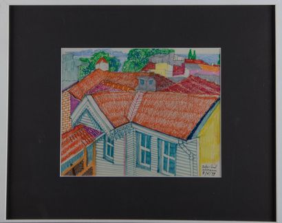 Mireille BINOUX (1929-2014) 
Istanbul vue...