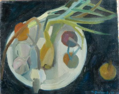 Mireille BINOUX (1929-2014) 
Oignons sur...