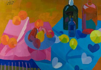 Mireille BINOUX (1929-2014) 
Nature morte...