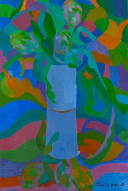Mireille BINOUX (1929-2014) 
Les artichauts...