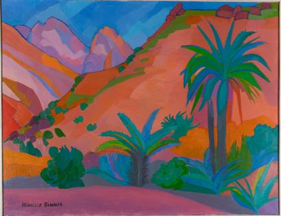 Mireille BINOUX (1929-2014) 
La vallée des...