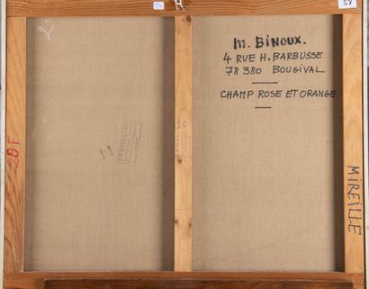Mireille BINOUX (1929-2014) 
