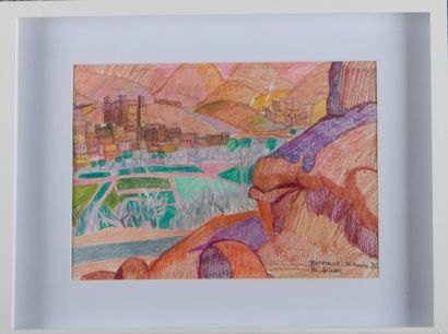 Mireille BINOUX (1929-2014) 
Boulmane du...