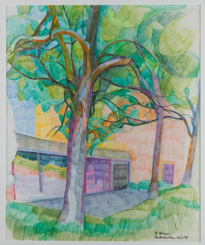 Mireille BINOUX (1929-2014) 
Challementeau...