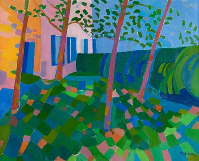 Mireille BINOUX (1929-2014) 
Façade de la...