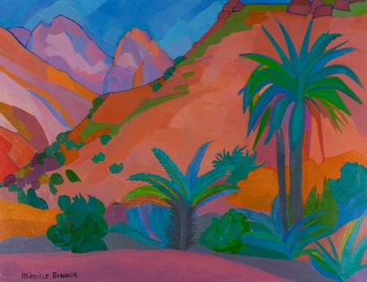 Mireille BINOUX (1929-2014) 
La vallée des...