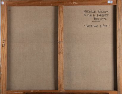 Mireille BINOUX (1929-2014) 
