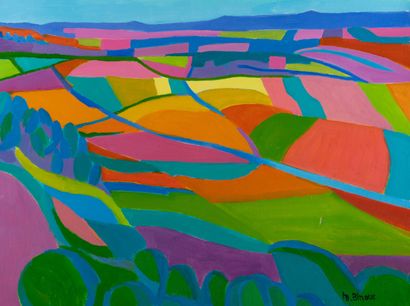 Mireille BINOUX (1929-2014) 
Petit paysage...