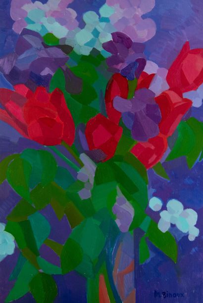 Mireille Binoux (1929-2014) 
Bouquets de...