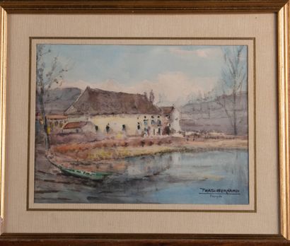 Bernard PRATX (1897-1980)
Vue d’un étang
Aquarelle...