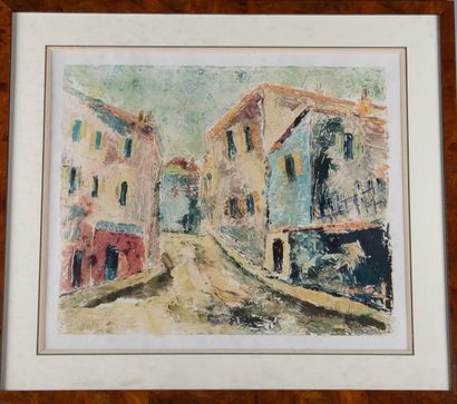 Gilbert CHAVAN (1929-1975)
Ruelle de village...