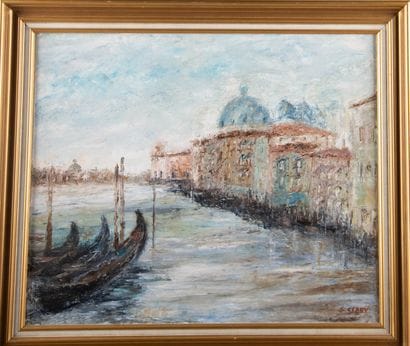 Stéphane CLARY (XX-XXI)
Vue de Venise
Huile...