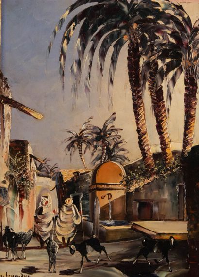 Maurice LEGENDRE (né en 1928)
Vue de Biskra
Huile...