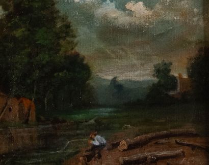Ecole française du XXème siècle
Le pêcheur
Huile...