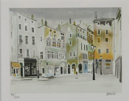 Georges DAMIN (né en 1942)
Lyon, la Place...
